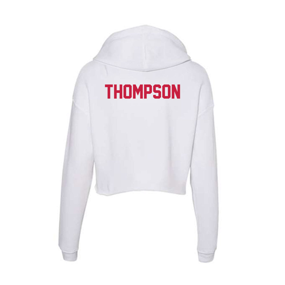 South Alabama - NCAA Men's Cross Country : Jake Thompson - Women's Crop Fleece Hoodie-1