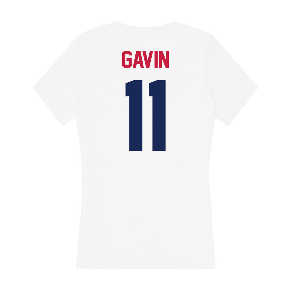 South Alabama - NCAA Softball : Caitlyn Gavin - Women's V-Neck T-Shirt-1