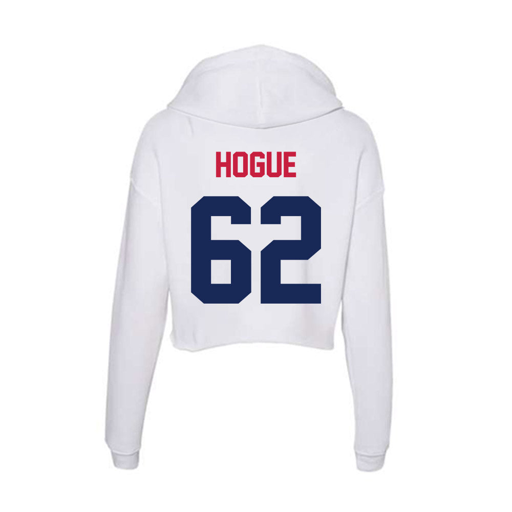 South Alabama - NCAA Football : Kade Hogue - Women's Crop Fleece Hoodie-1