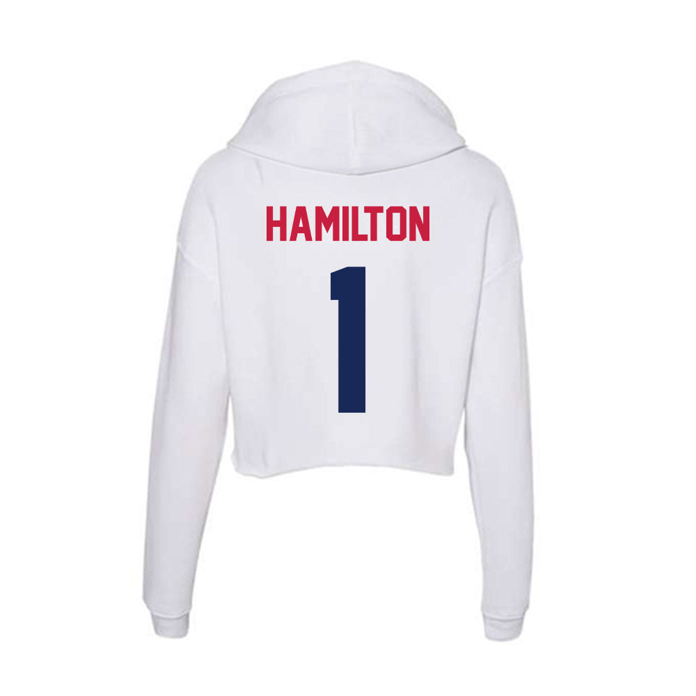 South Alabama - NCAA Men's Track & Field : Brody Hamilton - Women's Crop Fleece Hoodie-1