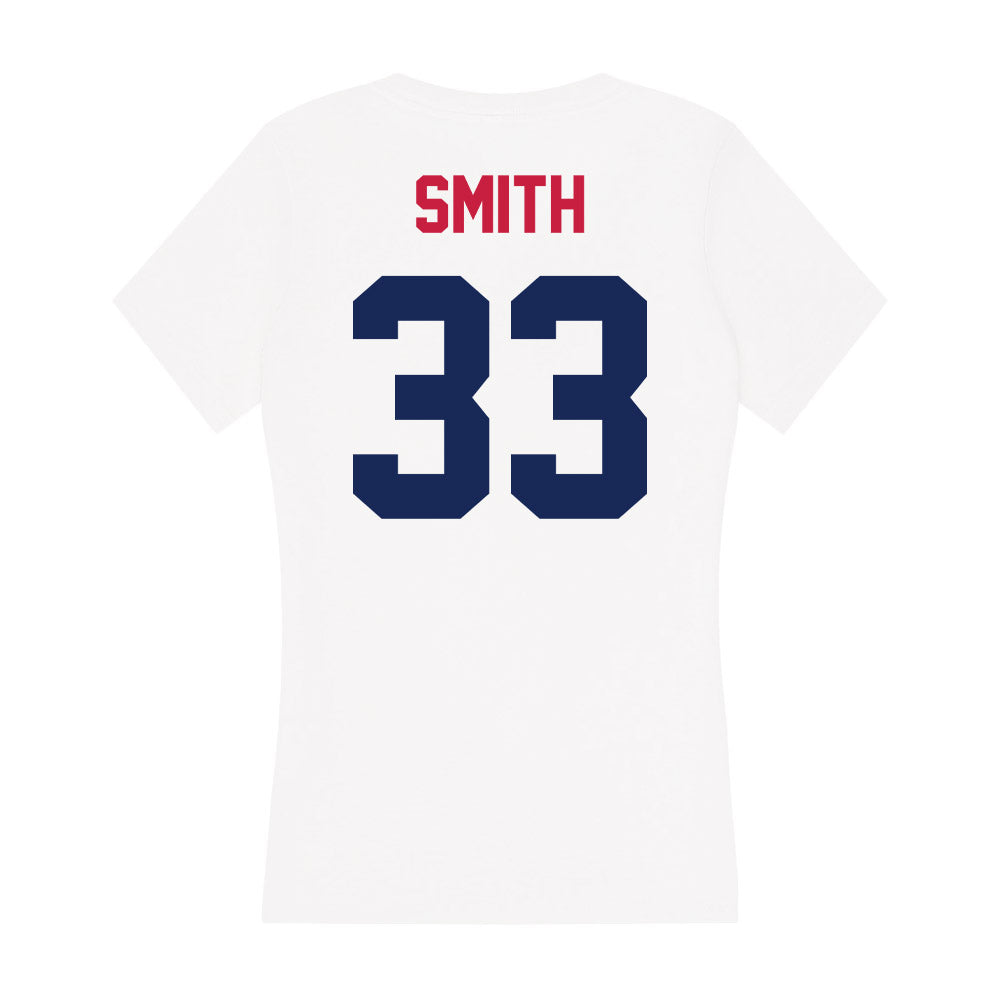 South Alabama - NCAA Football : Dorian Smith - Women's V-Neck T-Shirt-1