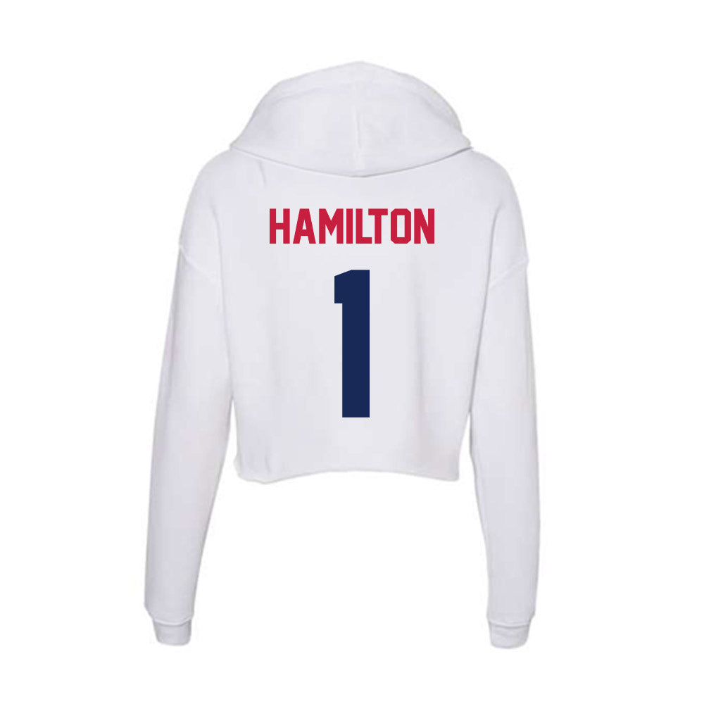 South Alabama - NCAA Men's Track & Field : Brody Hamilton - Women's Crop Fleece Hoodie-1