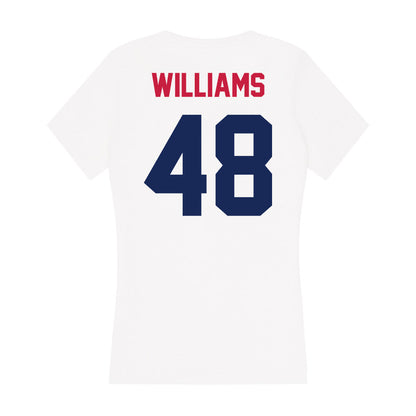 South Alabama - NCAA Football : Jordan Williams - Women's V-Neck T-Shirt-1