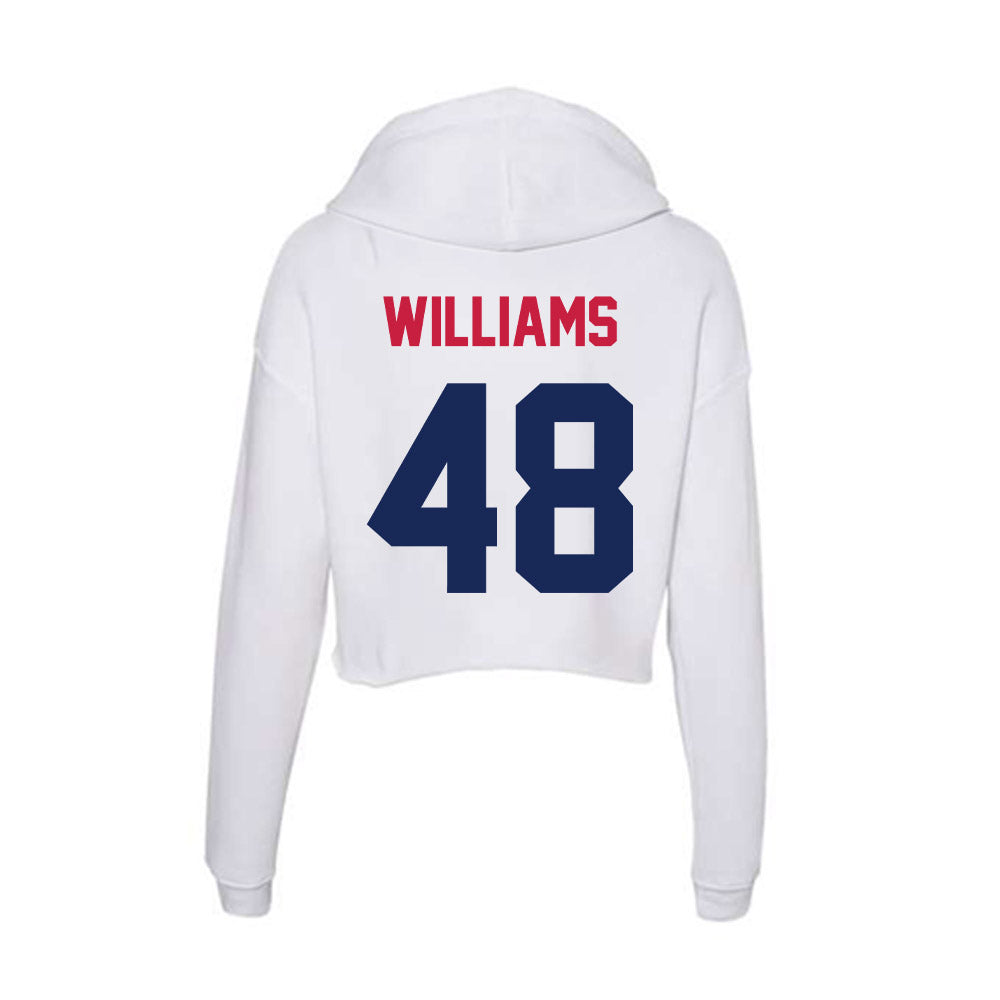 South Alabama - NCAA Football : Jordan Williams - Women's Crop Fleece Hoodie-1