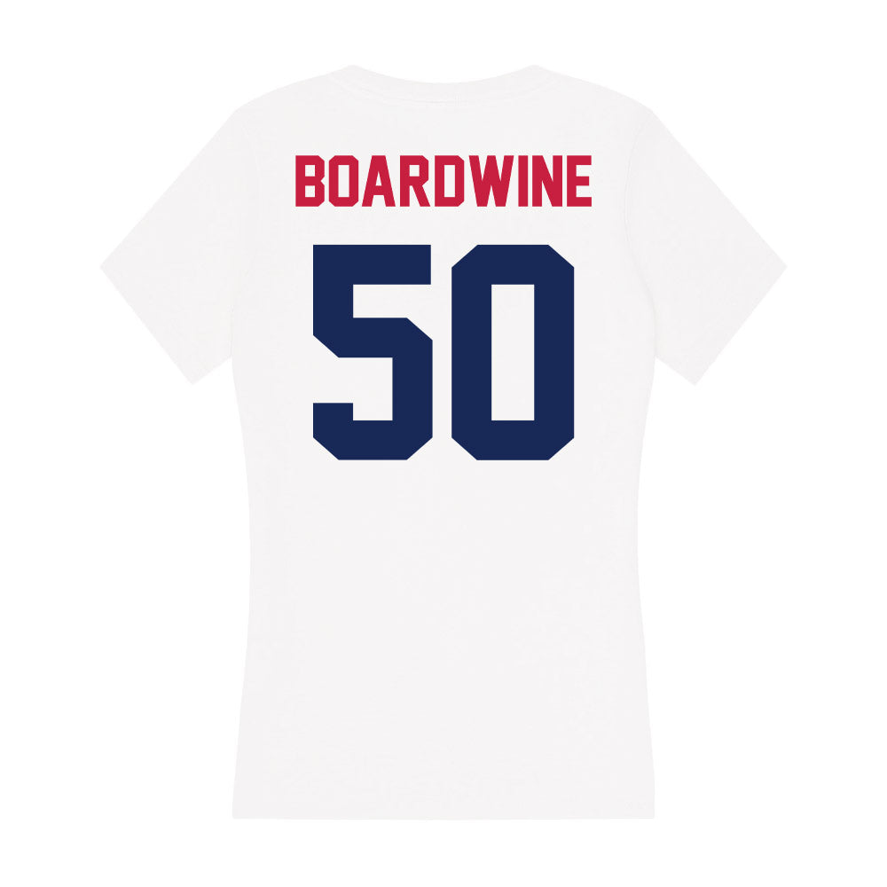 South Alabama - NCAA Baseball : Sam Boardwine - Women's V-Neck T-Shirt-1