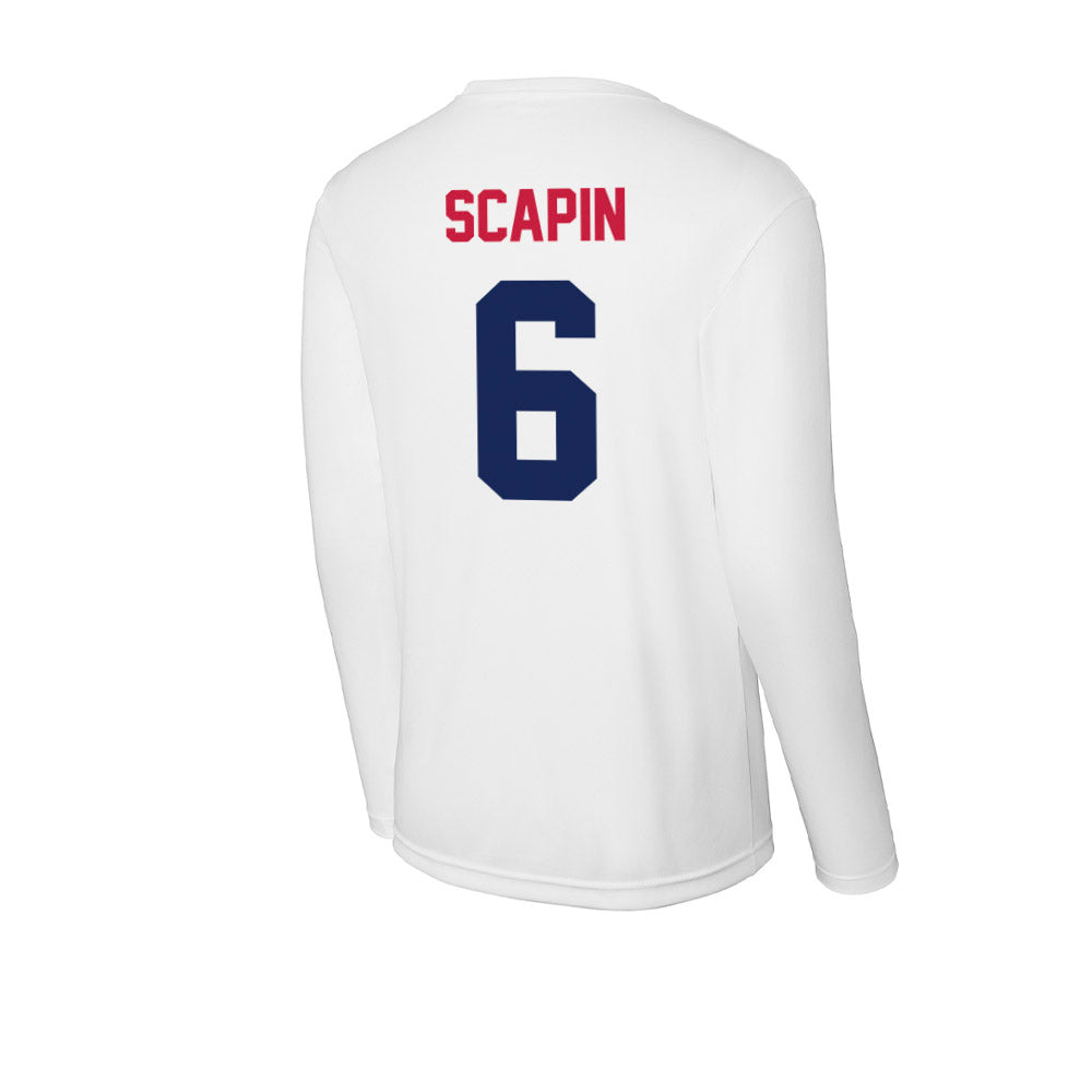  - NCAA Softball : Sydney Scapin - Activewear Long Sleeve T-Shirt-1