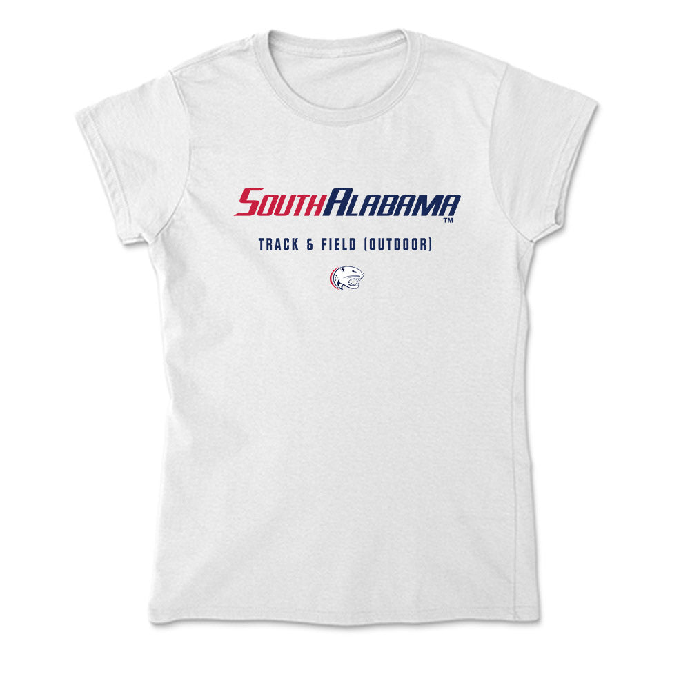 South Alabama - NCAA Men's Track & Field : Nic Glass - Soft Style Women’s T-Shirt-0