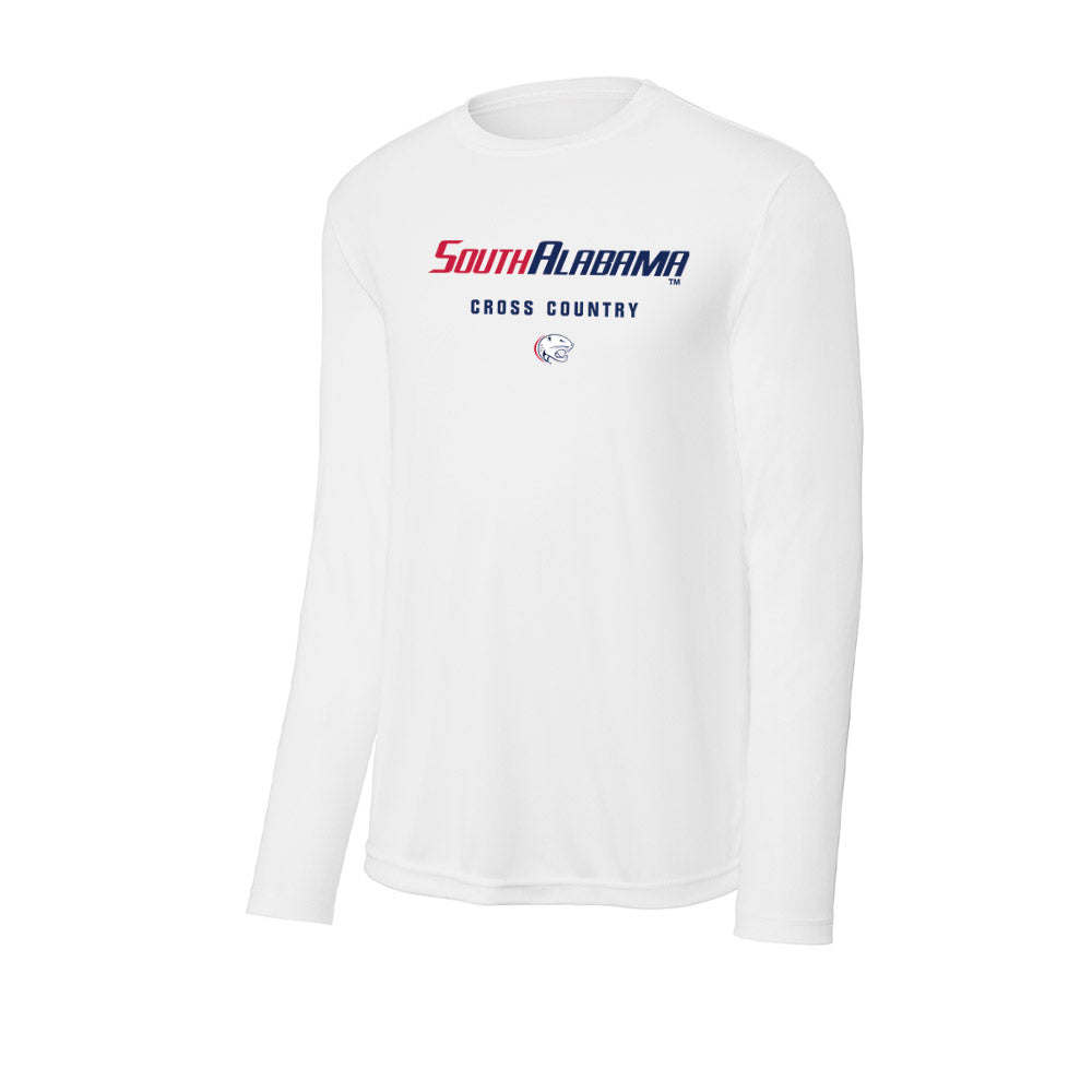 South Alabama - NCAA Men's Cross Country : Sacha Perrier - Activewear Long Sleeve T-Shirt-0