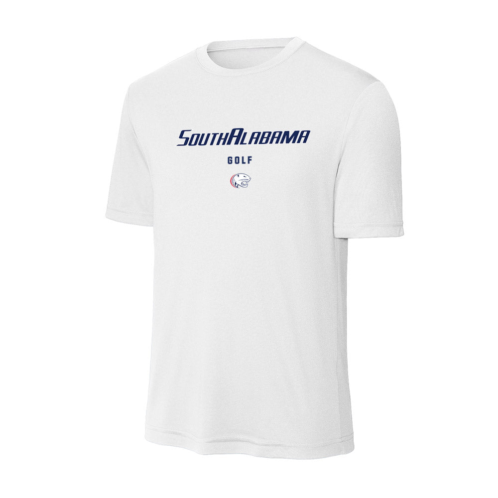 South Alabama - NCAA Men's Golf : Eli Mitchell - Activewear T-Shirt-0