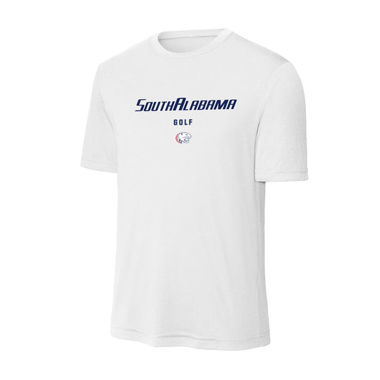 South Alabama - NCAA Men's Golf : Eli Mitchell - Activewear T-Shirt-0