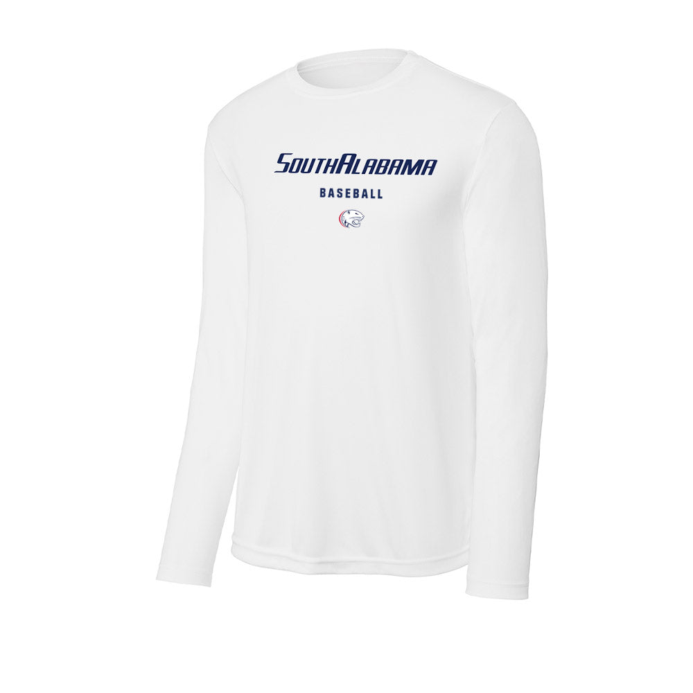South Alabama - NCAA Baseball : Micah Morgan - Activewear Long Sleeve T-Shirt-0