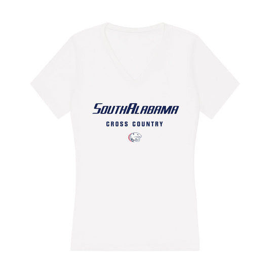 South Alabama - NCAA Men's Cross Country : Jake Thompson - Women's V-Neck T-Shirt-0
