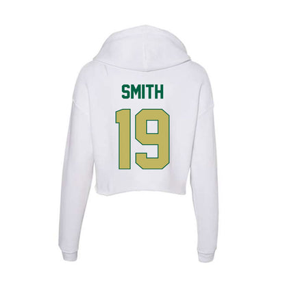 UAB - NCAA Football : Demarcus Smith - Women's Crop Fleece Hoodie-1