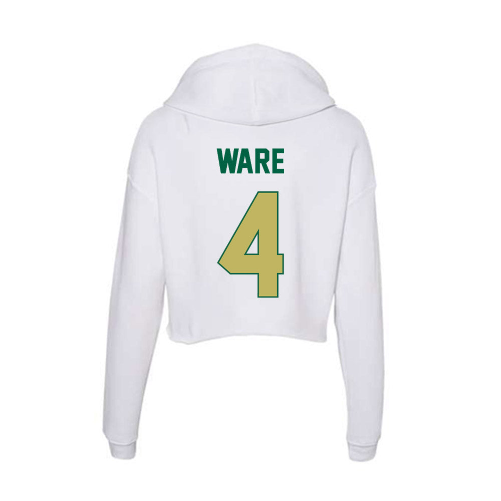 UAB - NCAA Women's Basketball : Desiree Ware - Women's Crop Fleece Hoodie-1