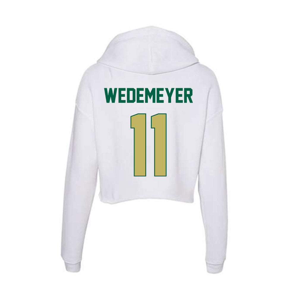 UAB - NCAA Women's Basketball : Genevive Wedemeyer - Women's Crop Fleece Hoodie-1