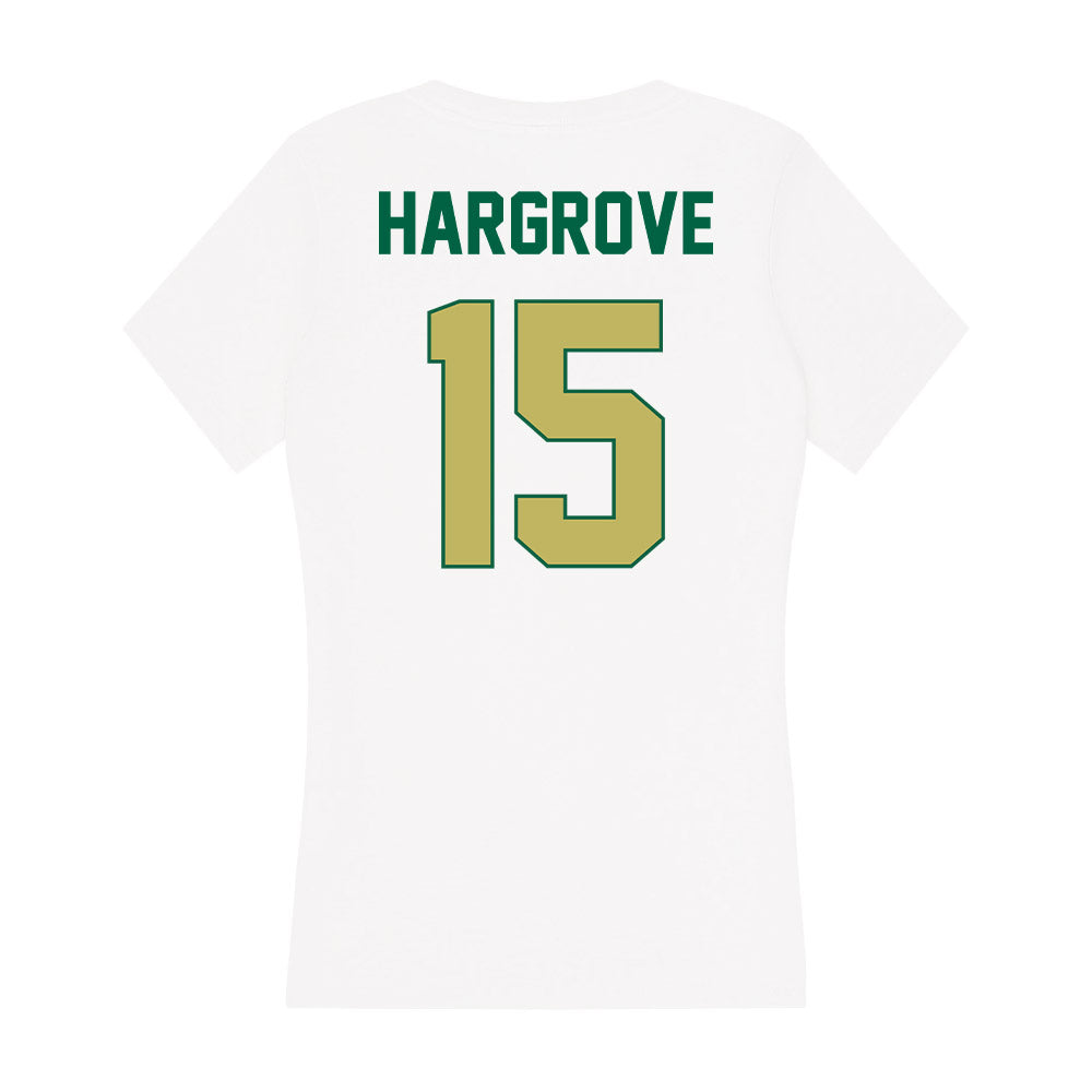 UAB - NCAA Men's Basketball : Marquis Hargrove - Women's V-Neck T-Shirt-1