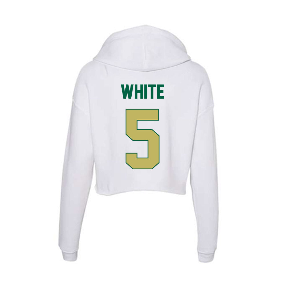 UAB - NCAA Men's Basketball : James White - Women's Crop Fleece Hoodie-1