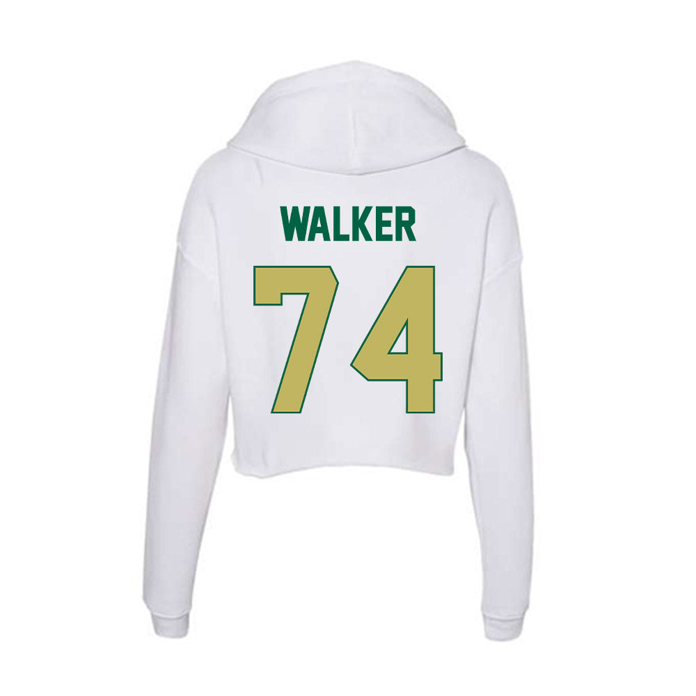 UAB - NCAA Football : Barry Walker - Women's Crop Fleece Hoodie-1