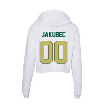 UAB - NCAA Football : Troy Jakubec - Women's Crop Fleece Hoodie-1