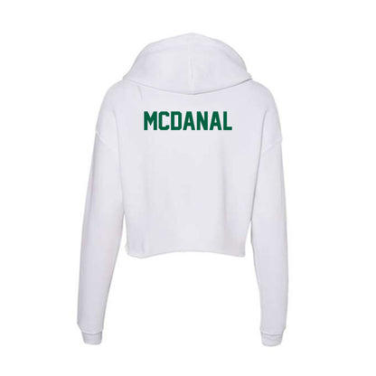UAB - NCAA Women's Track & Field : Mya McDanal - Women's Crop Fleece Hoodie-1