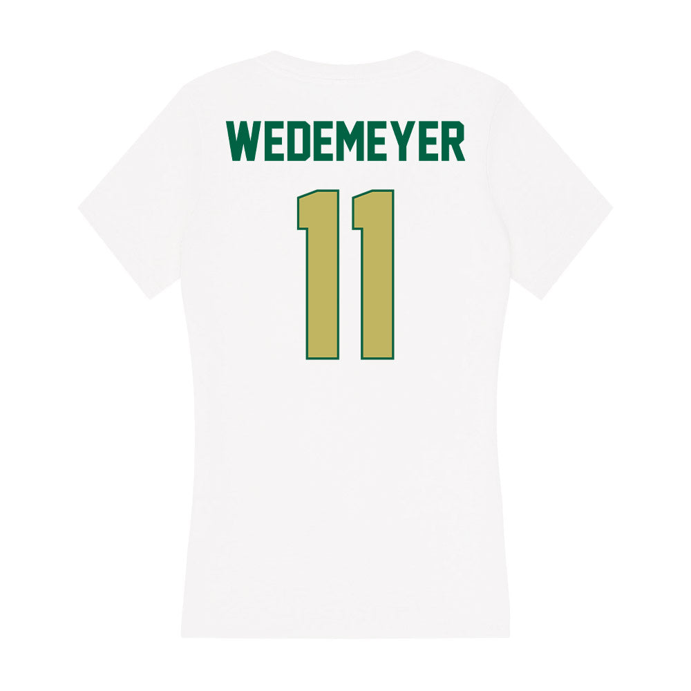 UAB - NCAA Women's Basketball : Genevive Wedemeyer - Women's V-Neck T-Shirt-1