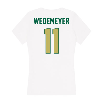 UAB - NCAA Women's Basketball : Genevive Wedemeyer - Women's V-Neck T-Shirt-1