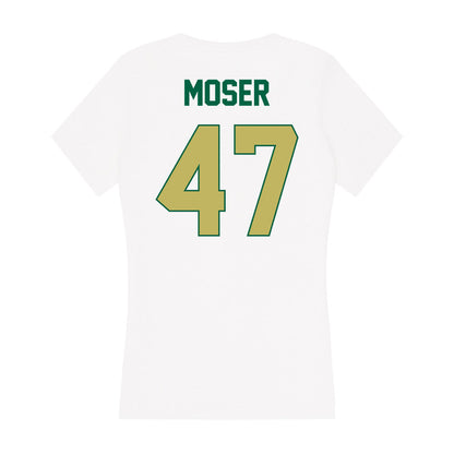  - NCAA Football : Caleb Moser - Women's V-Neck T-Shirt-1