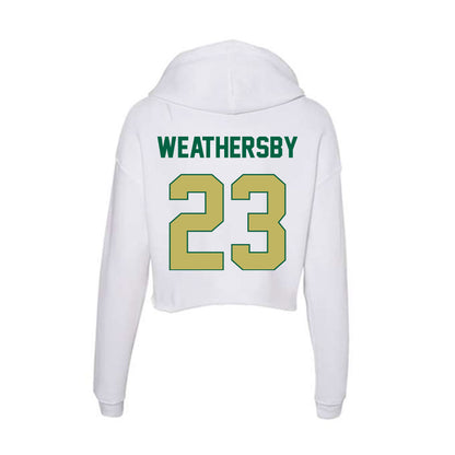 UAB - NCAA Women's Basketball : Jade Weathersby - Women's Crop Fleece Hoodie-1