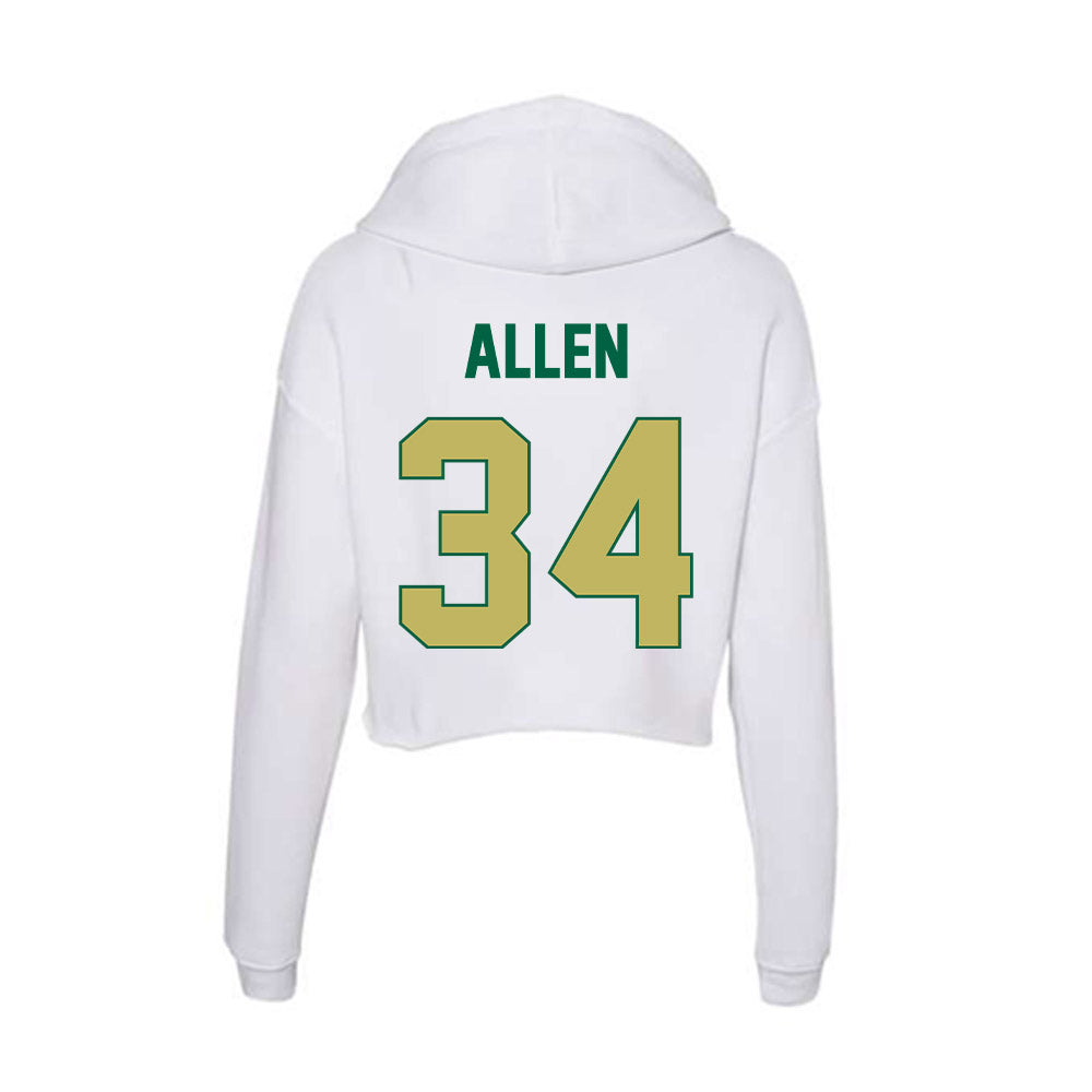 UAB - NCAA Football : Jonathan Allen - Women's Crop Fleece Hoodie-1