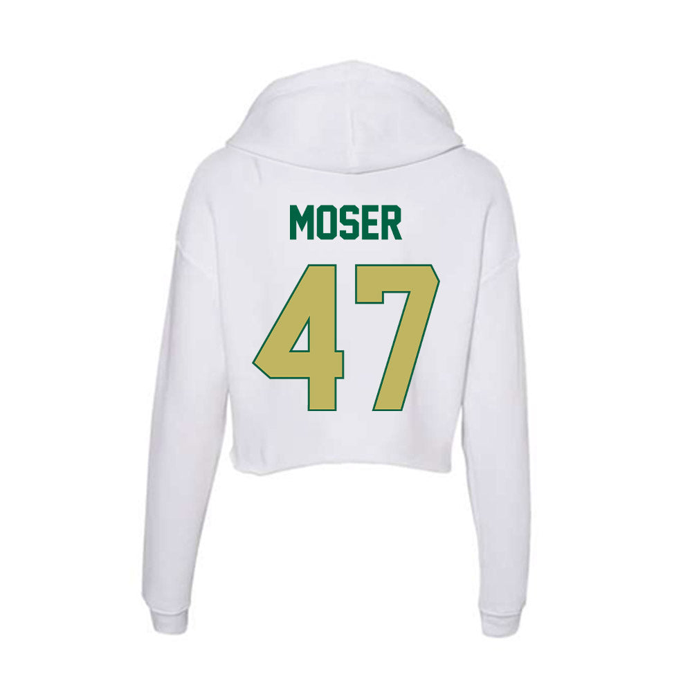  - NCAA Football : Caleb Moser - Women's Crop Fleece Hoodie-1