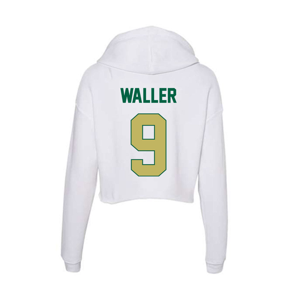 UAB - NCAA Football : Emmanuel Waller - Women's Crop Fleece Hoodie-1