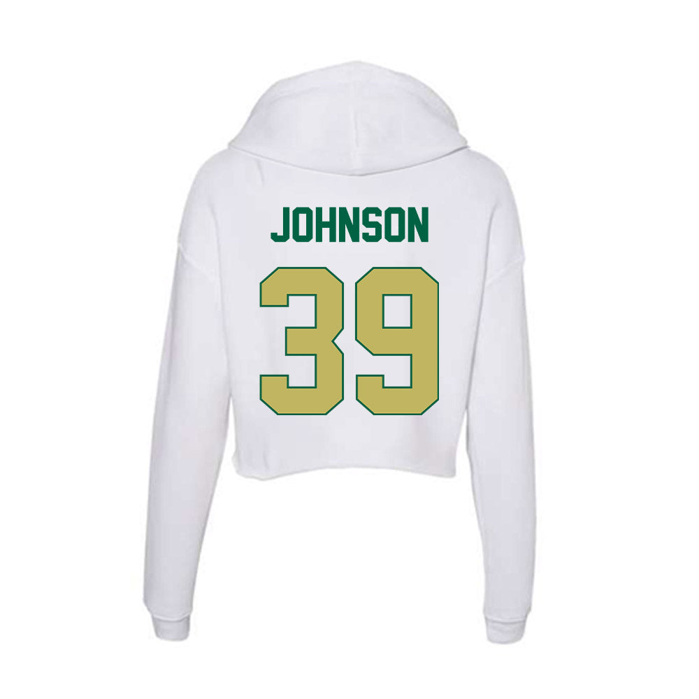 UAB - NCAA Football : Nacari Johnson - Women's Crop Fleece Hoodie-1