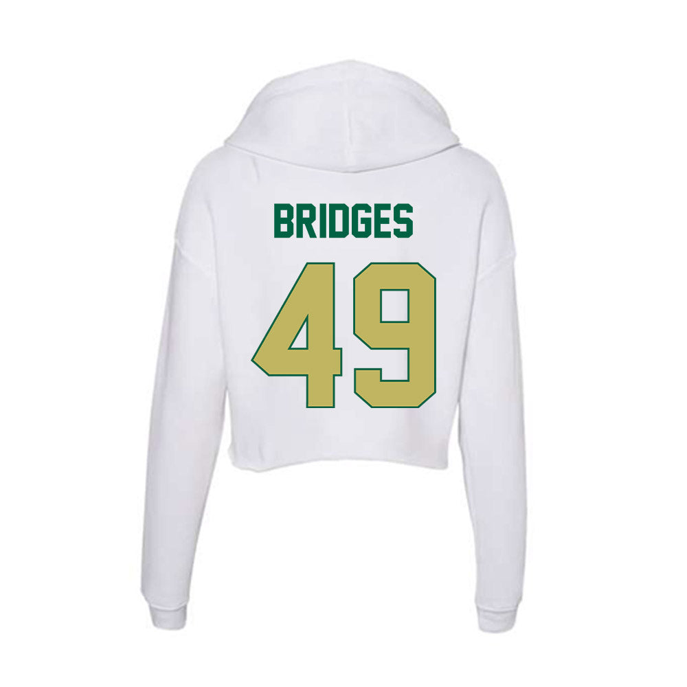 UAB - NCAA Football : Jacoby Bridges - Women's Crop Fleece Hoodie-1