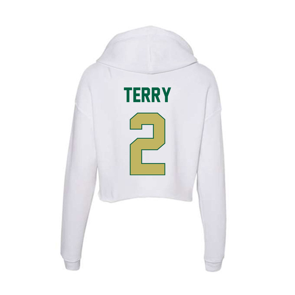 UAB - NCAA Football : Yusuf Terry - Women's Crop Fleece Hoodie-1