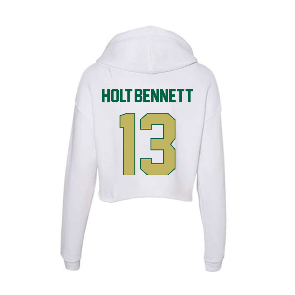 UAB - NCAA Football : Malachi Holt-Bennett - Women's Crop Fleece Hoodie-1