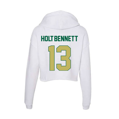 UAB - NCAA Football : Malachi Holt-Bennett - Women's Crop Fleece Hoodie-1