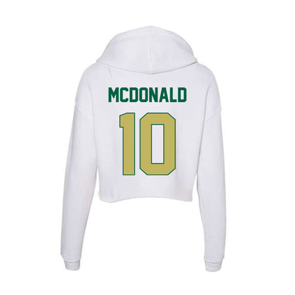 UAB - NCAA Football : Terrell McDonald - Women's Crop Fleece Hoodie-1