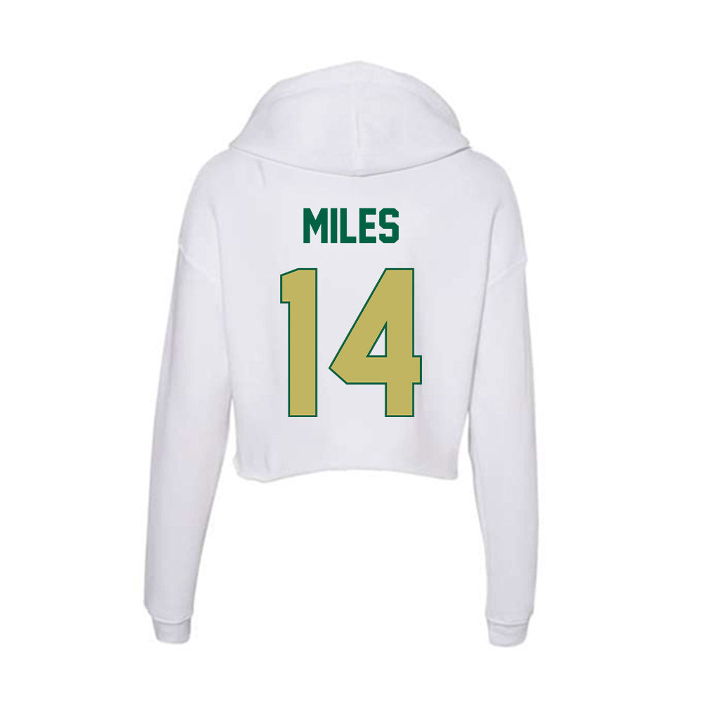 UAB - NCAA Football : Trey Miles - Women's Crop Fleece Hoodie-1