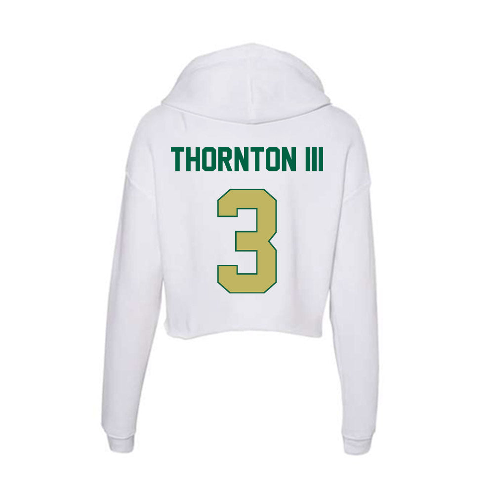 UAB - NCAA Football : Ray Thornton III - Women's Crop Fleece Hoodie-1