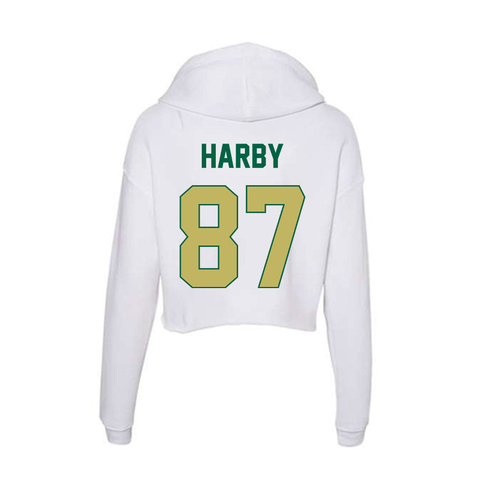 UAB - NCAA Football : Connor Harby - Women's Crop Fleece Hoodie-1