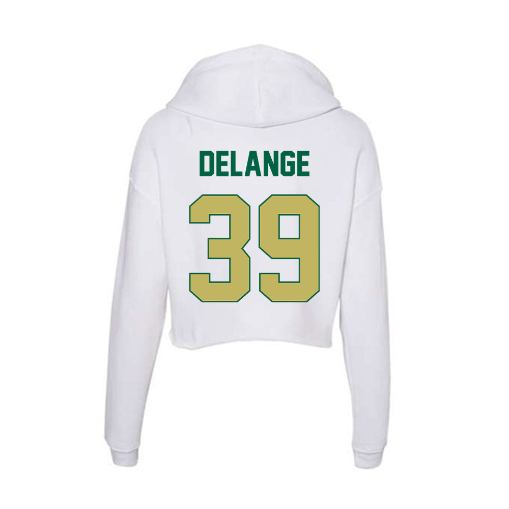 UAB - NCAA Football : Jonah Delange - Women's Crop Fleece Hoodie-1