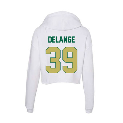 UAB - NCAA Football : Jonah Delange - Women's Crop Fleece Hoodie-1