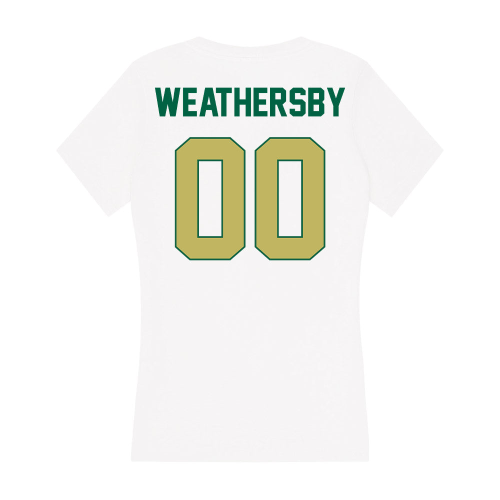 UAB - NCAA Women's Basketball : Jade Weathersby - Women's V-Neck T-Shirt-1