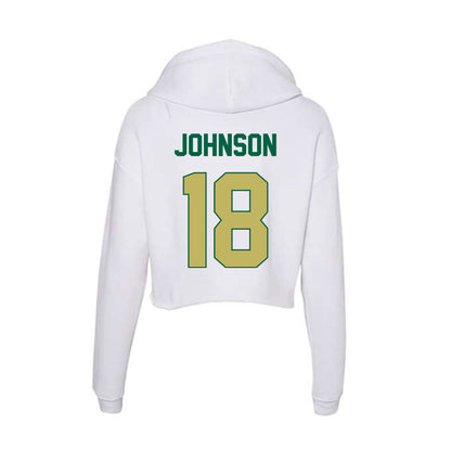 UAB - NCAA Football : Kendall Johnson - Women's Crop Fleece Hoodie-1