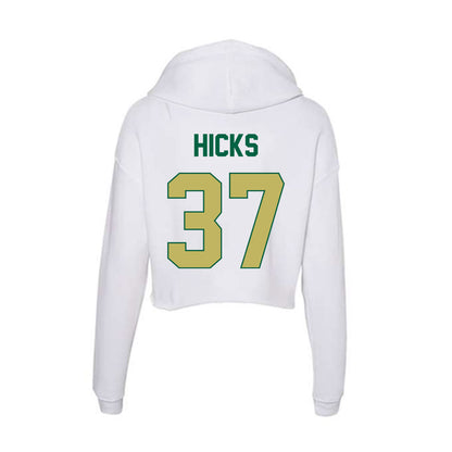 UAB - NCAA Baseball : Justin Hicks - Women's Crop Fleece Hoodie-1