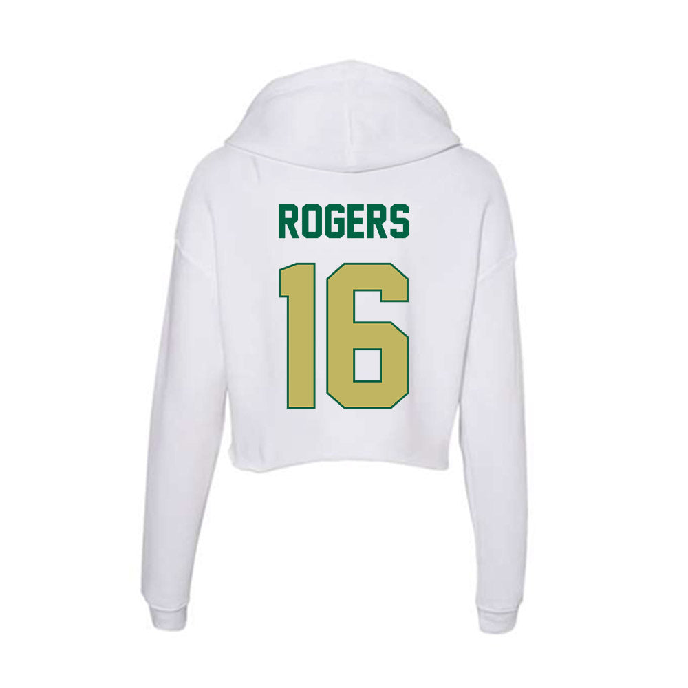 UAB - NCAA Football : Nate Rogers - Women's Crop Fleece Hoodie-1