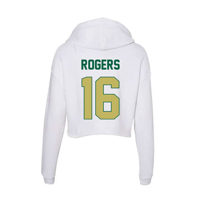 UAB - NCAA Football : Nate Rogers - Women's Crop Fleece Hoodie-1