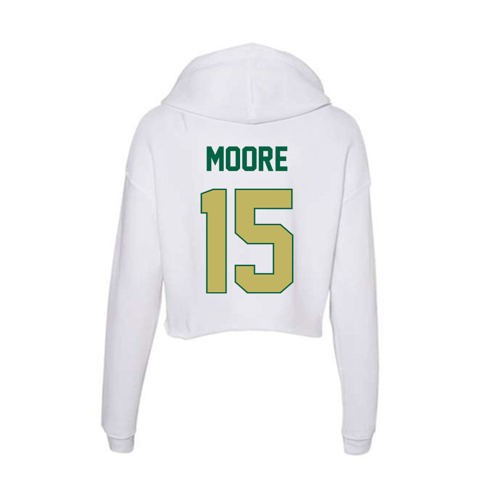 UAB - NCAA Football : Michael Moore - Women's Crop Fleece Hoodie-1