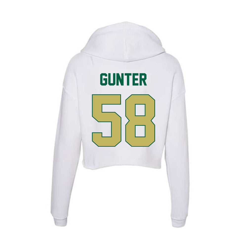 UAB - NCAA Football : Ryan Gunter - Women's Crop Fleece Hoodie-1