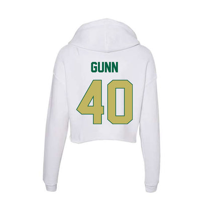 UAB - NCAA Football : Deion Gunn - Women's Crop Fleece Hoodie-1